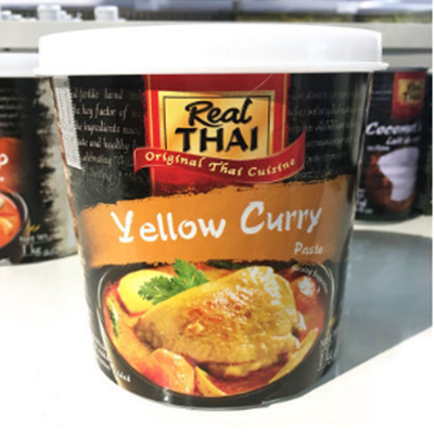 新日期 泰国原装进口调味品 丽尔泰黄咖喱酱1kg泰国菜